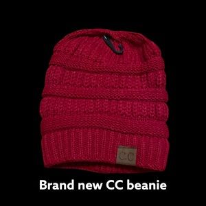 Brand New red CC beanie